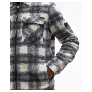 Barbour International Clayton Fleece Check Overshirt